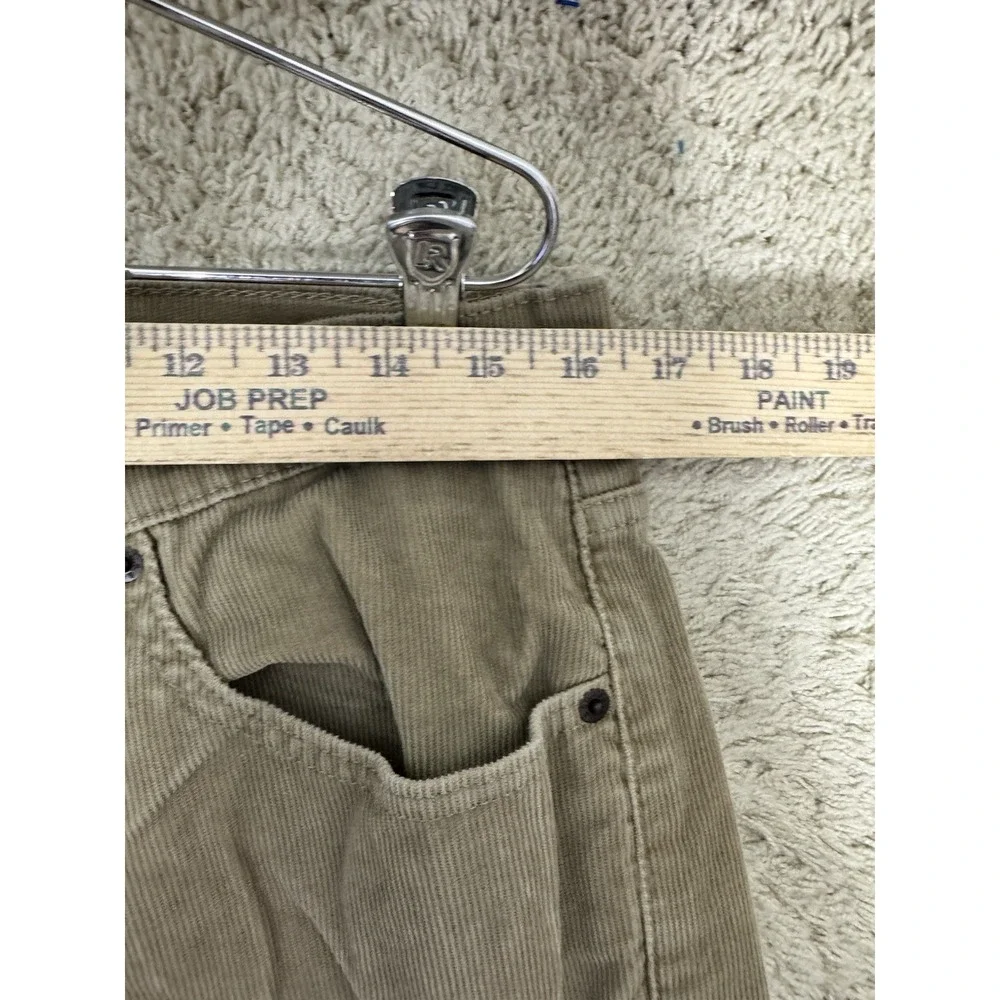 VTG Levi's Tan Corduroy Jeans Men's‎ 33x34 Straight Leg Pants Y2K Classic Grunge